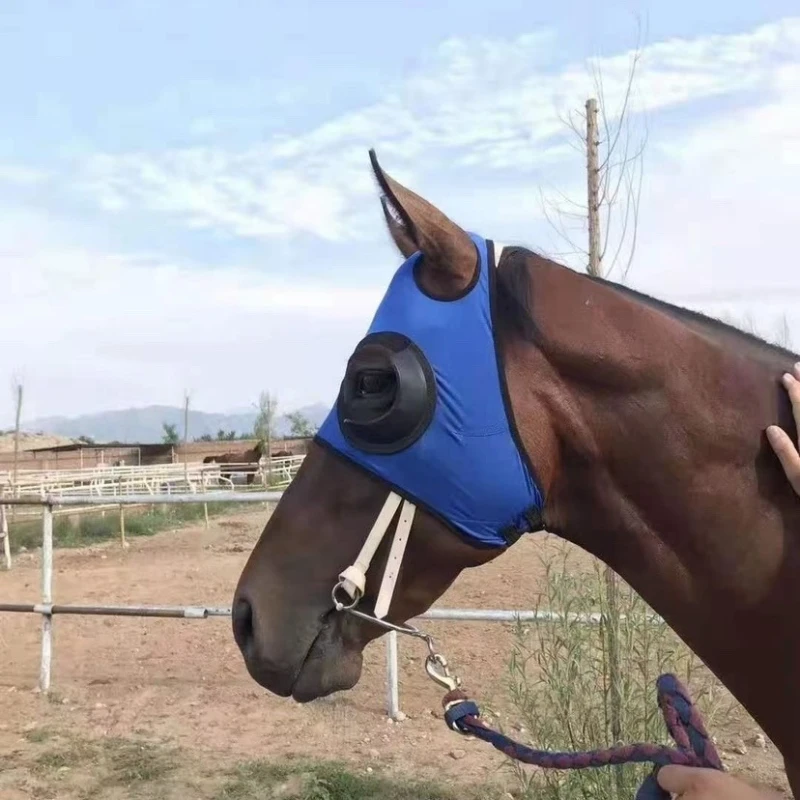 Harness Supplies Harness Cover, Windproof Eye Mask, Speed Race Goggles,Mesh Mask, Trachoma-Proof,  Equestrian equipment