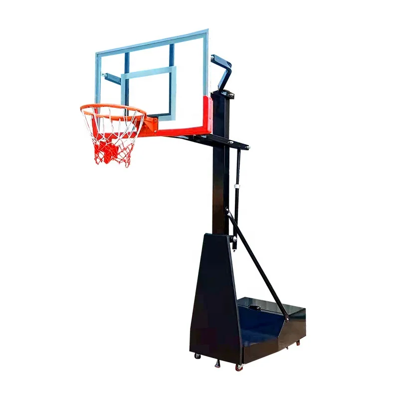 

Indoor Portable Basketball Hoop Movable Height Adjustable Outdoor Basketball Hoop Stand For Children And Adult