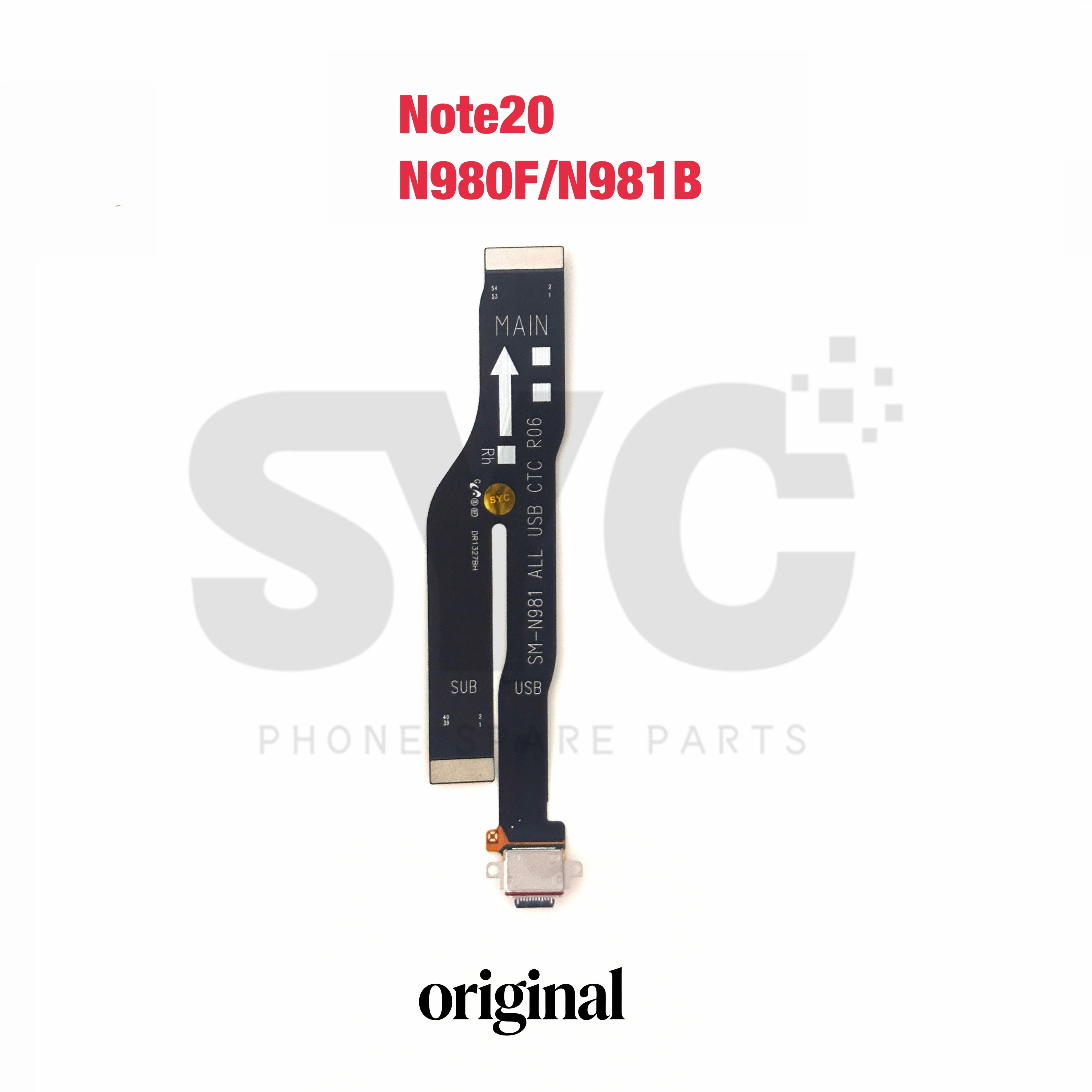 Original USB Charging Board Dock Port Flex Cable Repair Parts Replacemen for Samsung Note 20 Note 20 Ultra 5G image 4