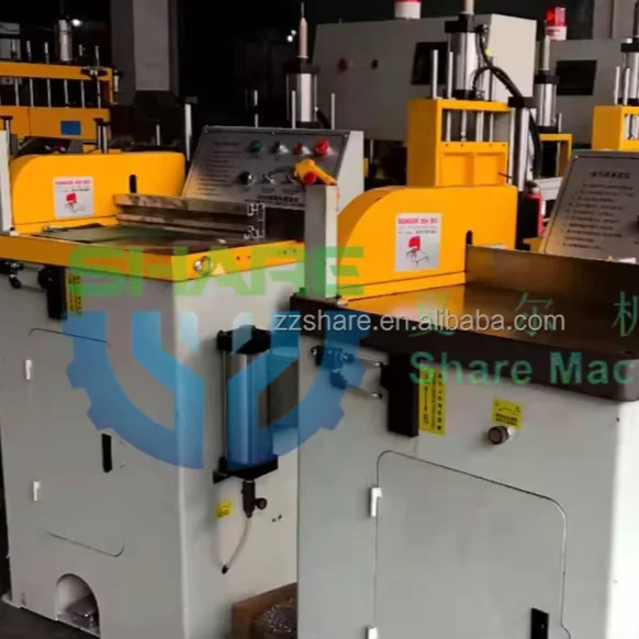 45 درجة الألومنيوم الإطار يموت آلة قطع الملف الشخصي زاوية آلة قطع نافذة الباب الألومنيوم الشخصي آلة القطع