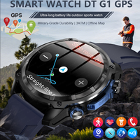 Military 2025 New GPS NFC 4GB Memory Sports Smart Watch Men Waterproof Fitness Trackr Bluetooth call 860Mah Battery Smart Watch