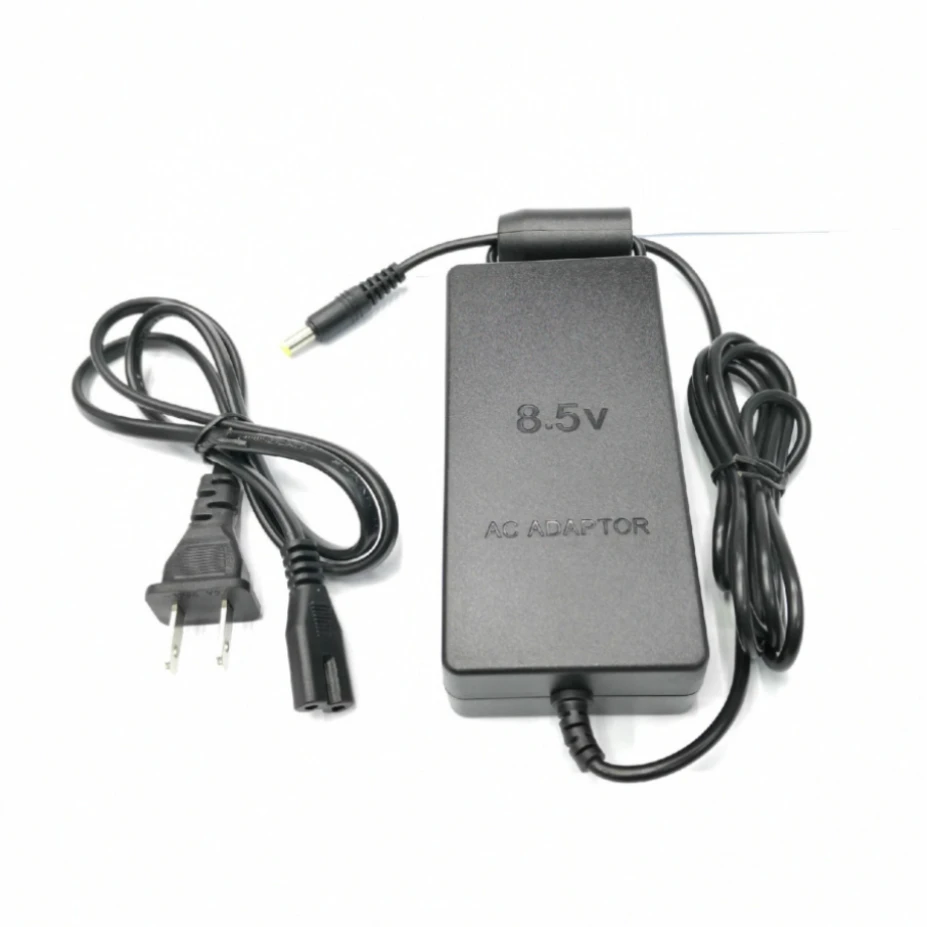 100pcs DC 8.5V AC Adapter Home Wall Charger Power Supply EU US Plug for Sony PS2 Slim 70000 Series Console