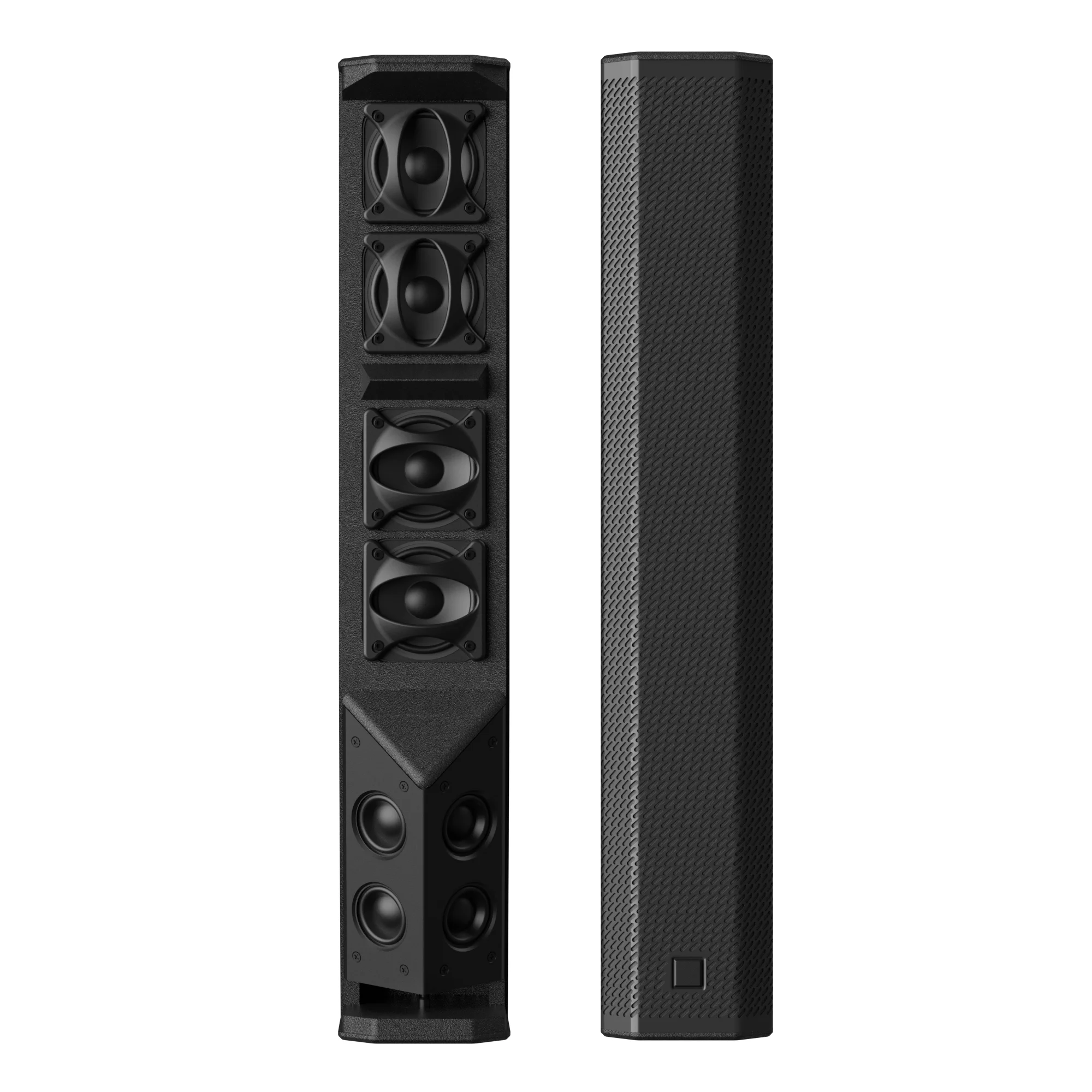 Professional Full Frequency Intelligent Audio System Active Column Speaker Directionality Variable Technology 500W Metal Shell