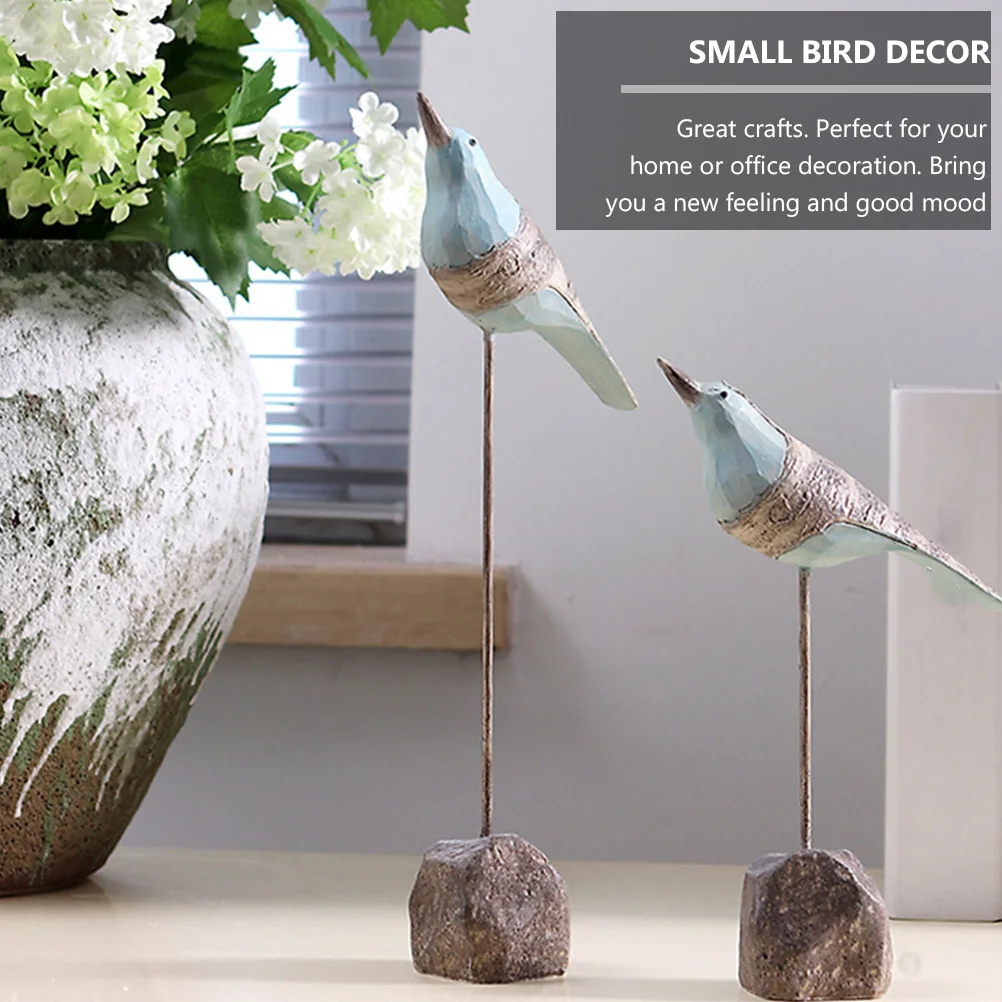 

Resin Bird Decor Desktop Decoration Mini Home Accessories Creative Craft Perfect Gift Tabletop nament