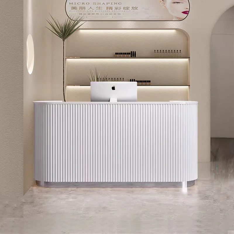 Fashion simple checkout page Paint bar fashion company front desk Dental hospital reception desk Beauty salon checkout page