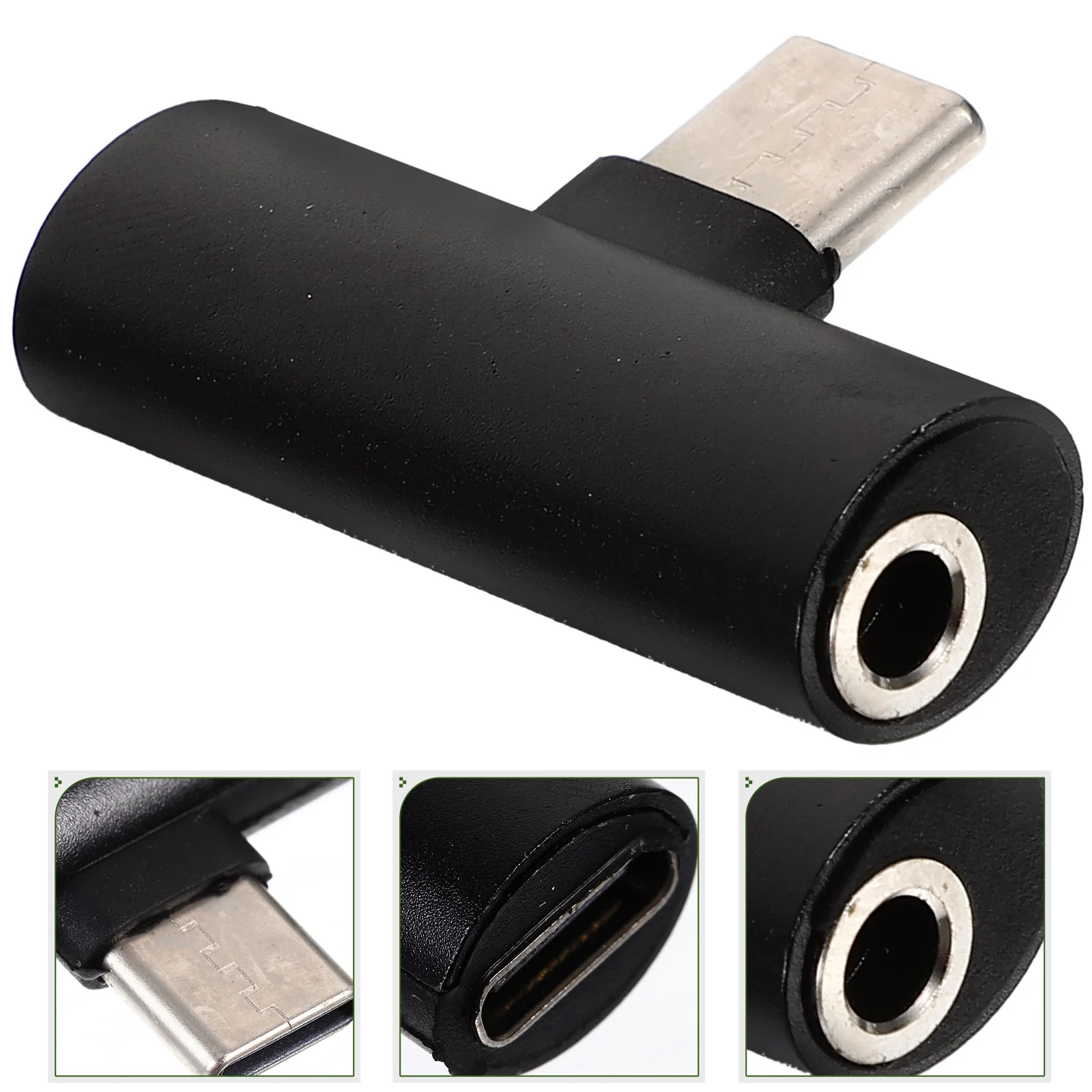 2 -in-1 Space-saving Adapter Earphone Charging Converter Jack USB Quality Surface Treatment Tiny Audio Type