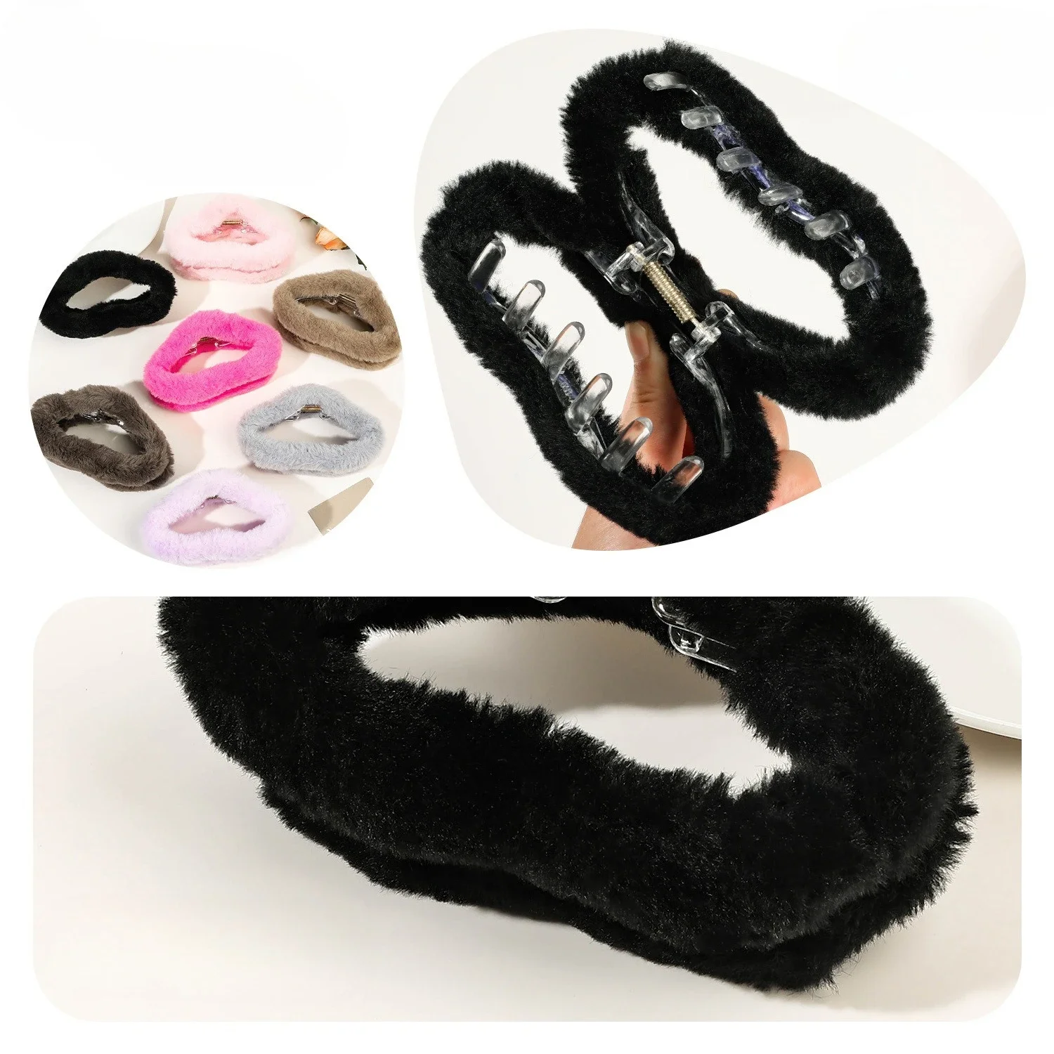 

Осень-зима плюшевая заколка для волос с облаком для женщин и девочек, большая заколка в виде акулы, заколка для волос, хвост, шпилька, аксессуары для укладки волос, оптовая продажа