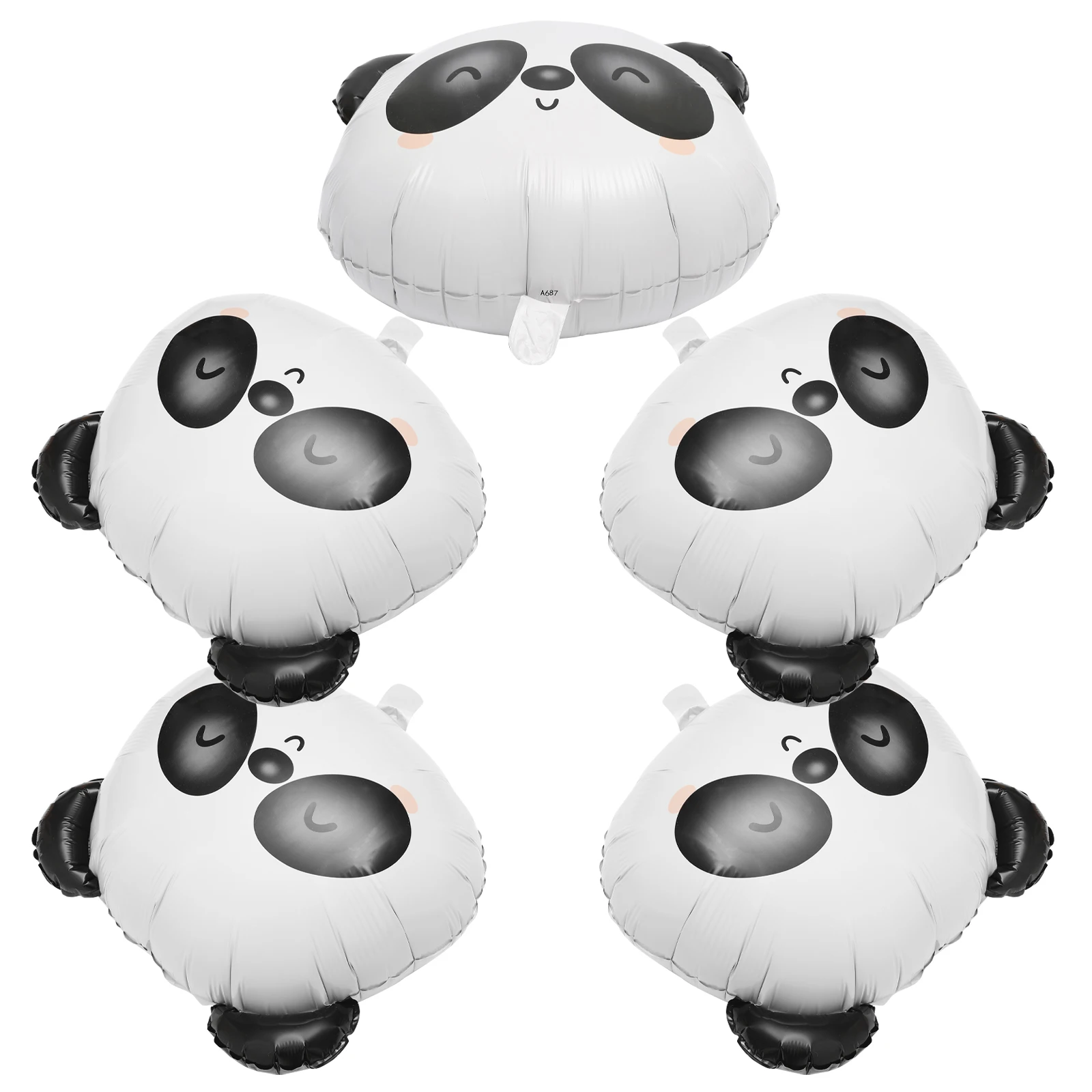 

5 Pcs Panda Balloon Party Decorations for Special Occasions Animal Modeling Children's Balloons Aluminum Film