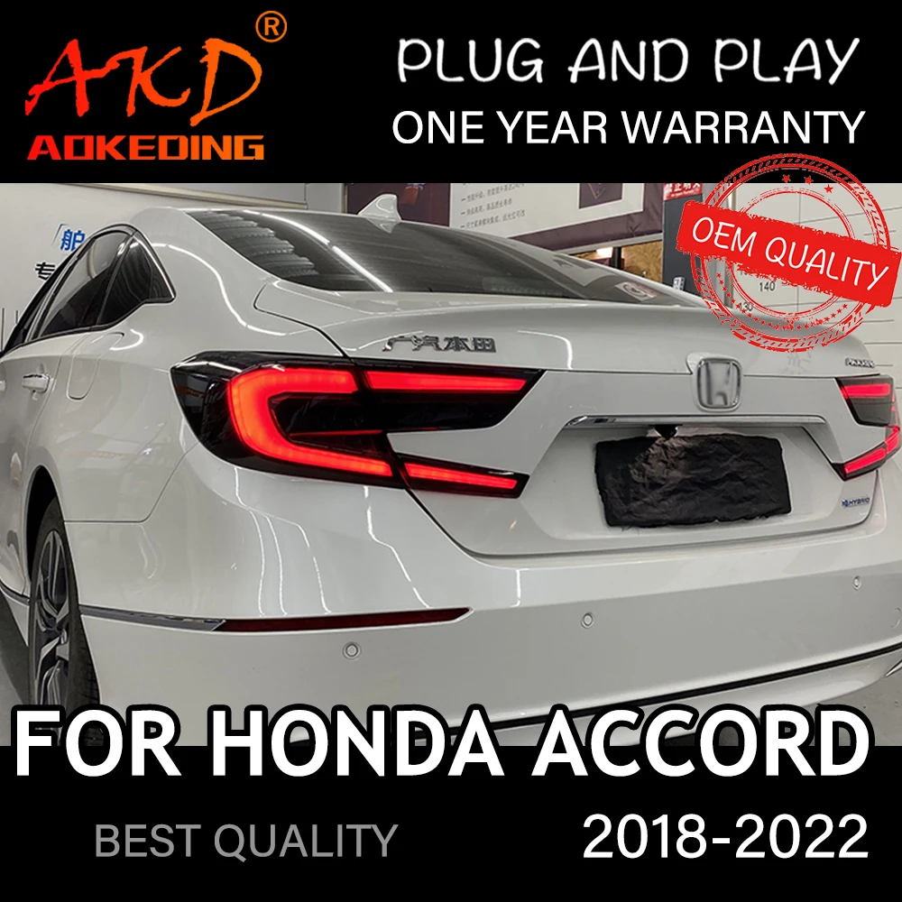 

Задний фонарь для Honda Accord X G10 2018-2022 автомобитовартовары задний фонарь Светодиодные автомобильные аксессуары Accord задний фонарь s