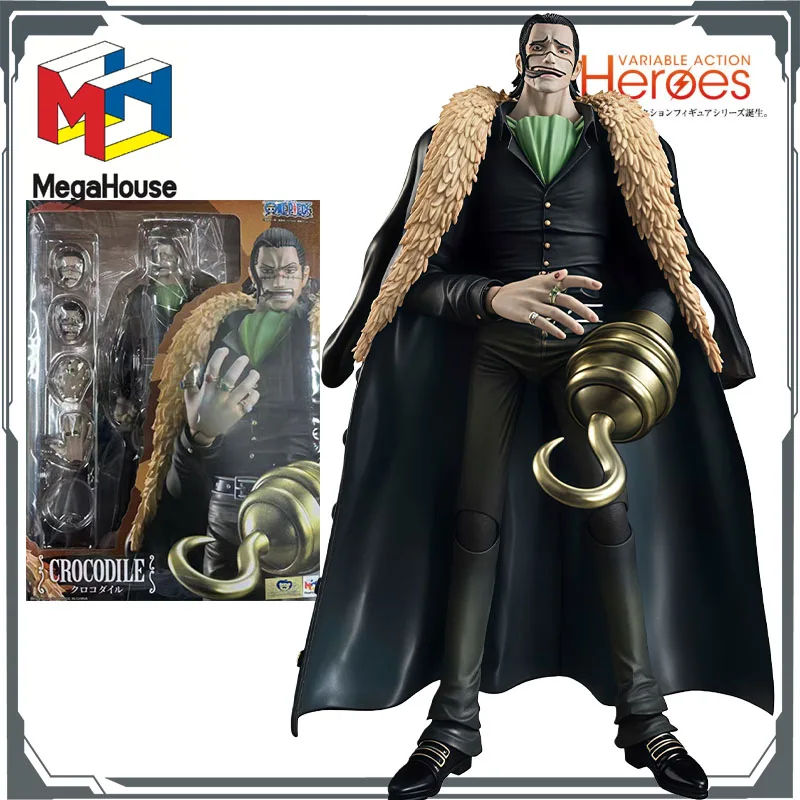 

MegaHouse Original Variable Action Heroes Sir Crocodile 20CM Anime Action Figures Toys for Boys Christmas Gift Collectible Model