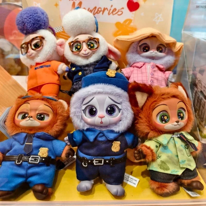 

Miniso Zootopia Blind Box Judy & Nick PVC Figure Keychain Cute Collectible Toy Fashionable Accessory in Stock