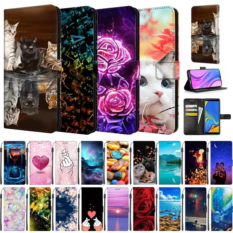 Magnetic Phone Case For Samsung S24 FE 5G Flip Leather Book Cover For Samsung Galaxy S24 FE Wallet Bag Protector S24FE S 24 FE