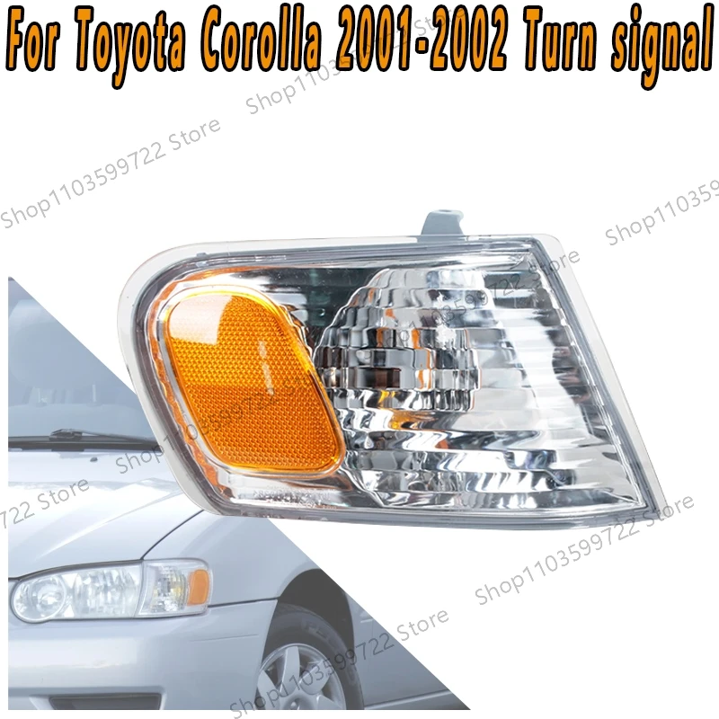 

Для Toyota Corolla 2001-2002 автомобильный передний бампер, поворотный мигающий свет, сигнальная лампа, угловой светильник, аксессуары для сигнальных огней