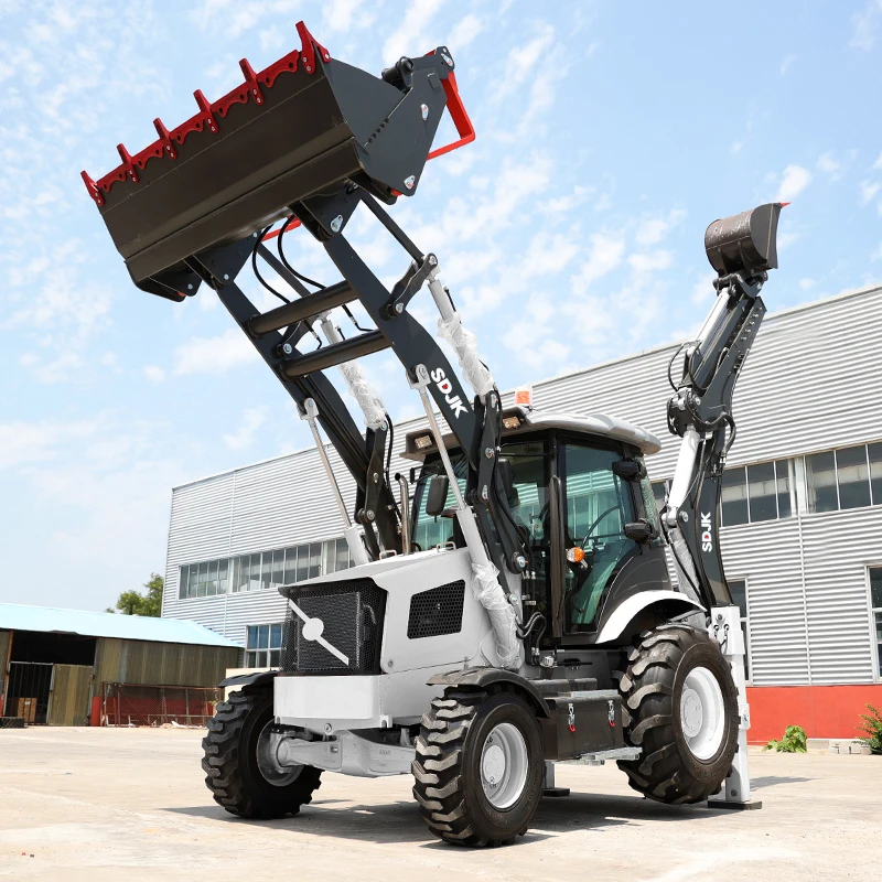 Construction Work Small Hydraulic Backhoe Loader EPA Engine Backhoe Loader With Price Multifunctional Front End Diesel Loader