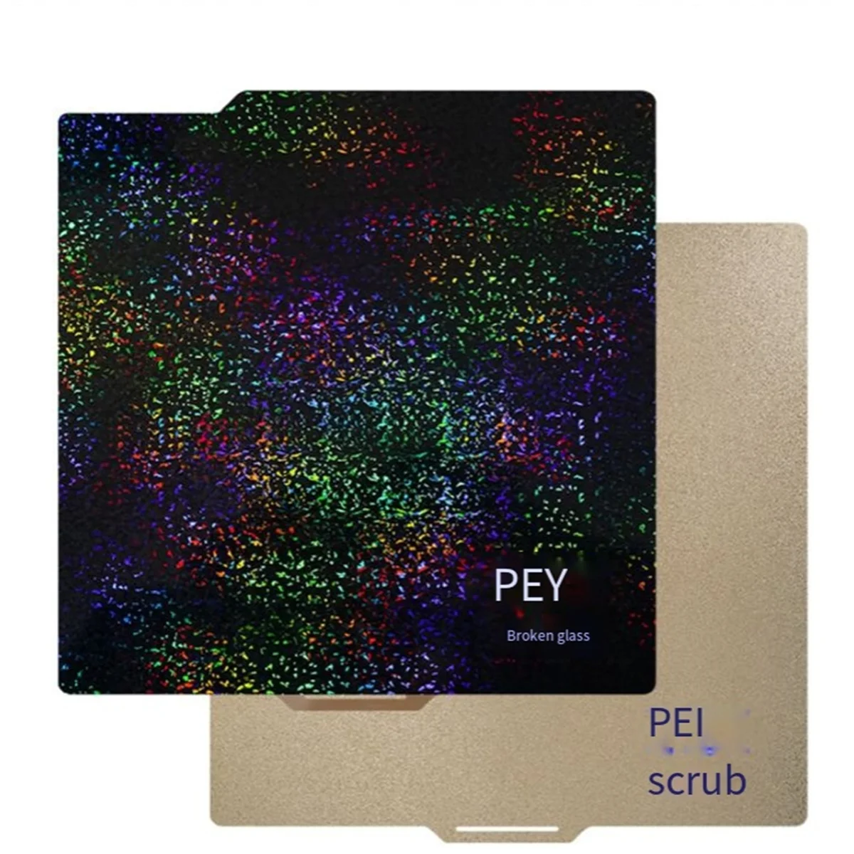 Placa de construção atp-para x1 p1s p1p pey e pei 257x257mm folha revestimento lateral duplo heatbed acessórios para impressora 3d