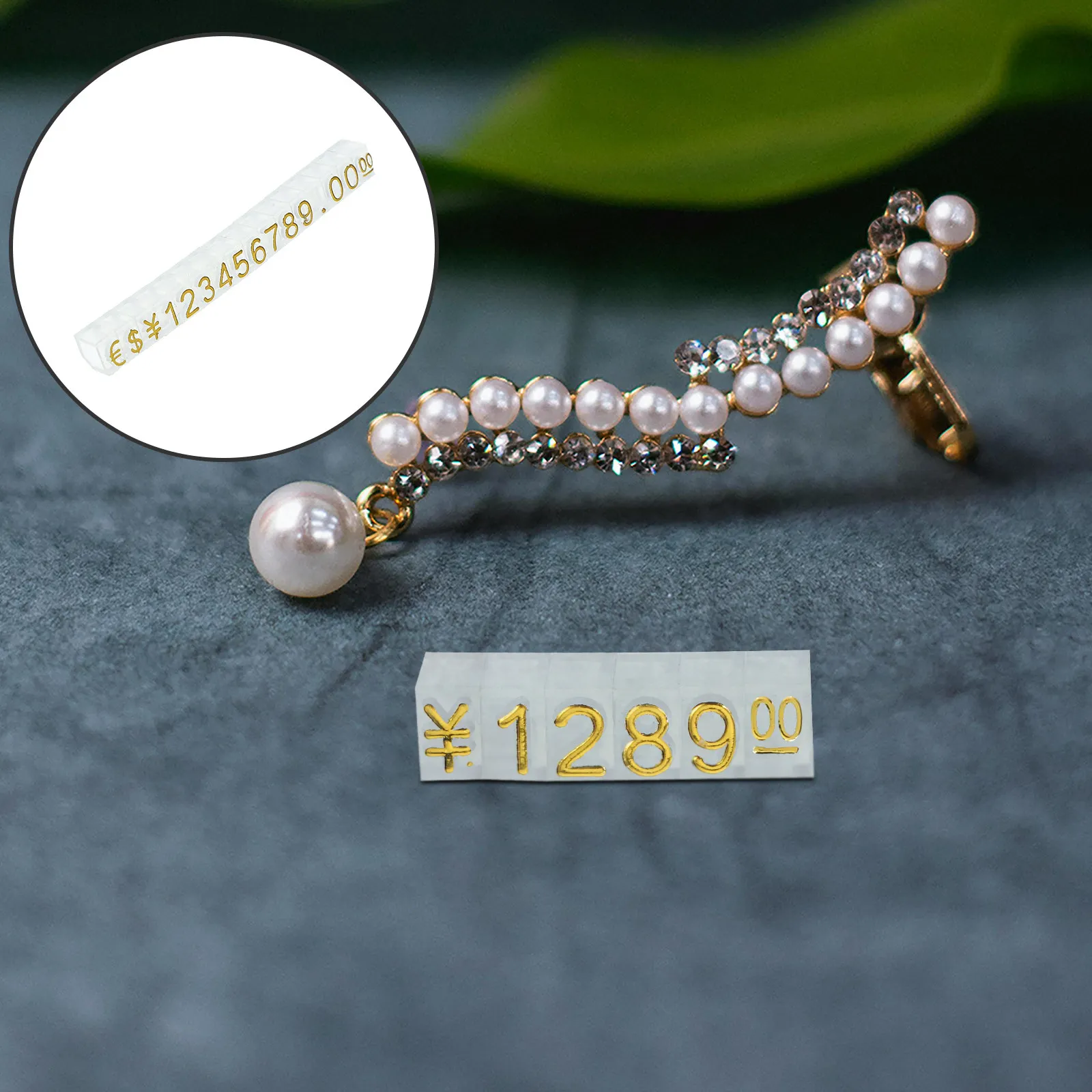 20pcs Price Display Cube Adjustable For Jewelry Price Tags Retail Counter Display Stands Label Holders