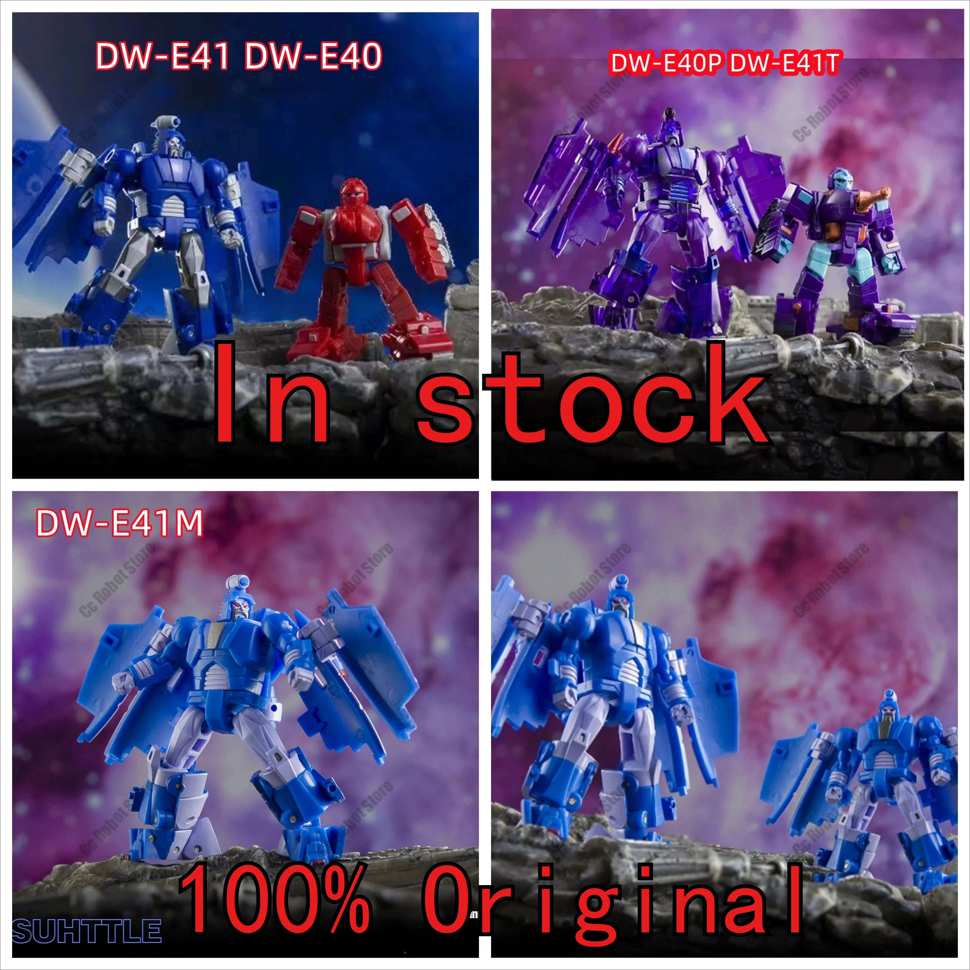 

В наличии: Набор из 2-х фигурок Dr Wu DW-E41, DW-E40, DW-E41M, DW-E40P, DW-E41T Calamity Battle Path Red Tank STAR SHUTTLE