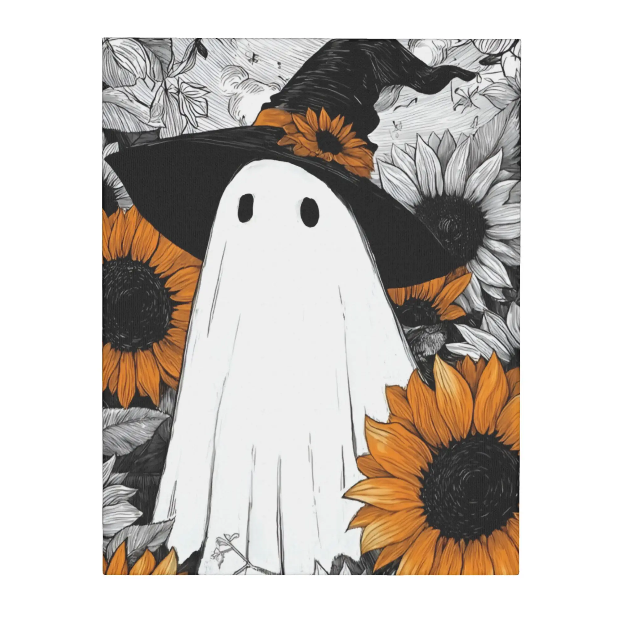 Unframed Canvas Wall Painting Happy Halloween Wall Decor Apartment  Home Decoration Gift Customerized Painting 40x50cm,