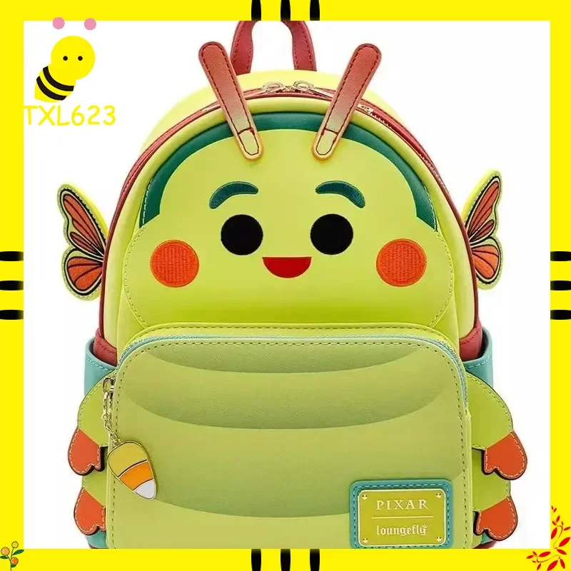 

Loungefly X Disney Pixar A Bug'S Life Милый рюкзак с 3d рисунком жуков Модная школьная сумка для фанатов Диснея и ежедневного использования