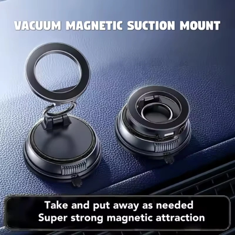 720 ° حامل هاتف MagSafe حامل حلقي للهاتف المغناطيسي دواسة القدم قبضة مغناطيسية مناسبة لهاتف iPhone 17 16 15 14 Android للياقة البدنية #1