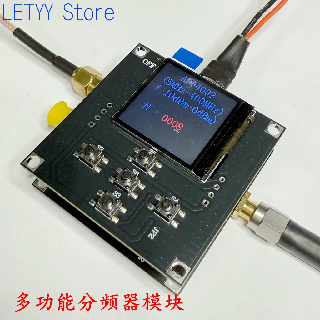Frequency Divider Module, Programmable and Adjustable, Converting High-frequency Signals to Low-frequency Signals