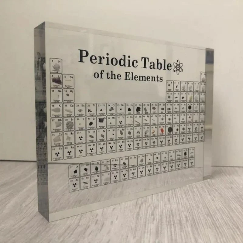 Periodic Table with Real Elements PERIODIC TABLE OF ELEMENTS COLLECTOR'S EDITION - Acrylic Periodic Table Glass Periodic Table