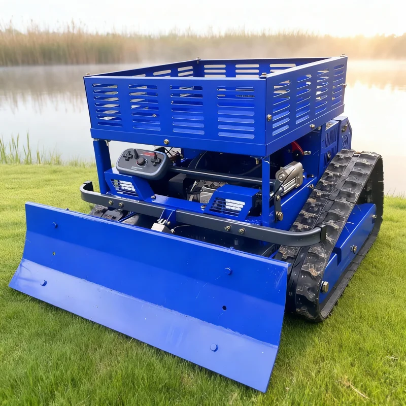 맞춤형 고적응성 원격 제어 소형 잔디 깎이 – 자주식 로봇 45 °   등반 능력