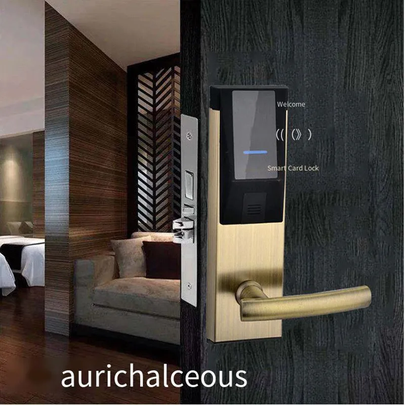 Hotel Lock Hotel Card Lock IC Lock Wooden Door Intelligent Door Lock Electronic Lock Card Lock Hotel Lock Household