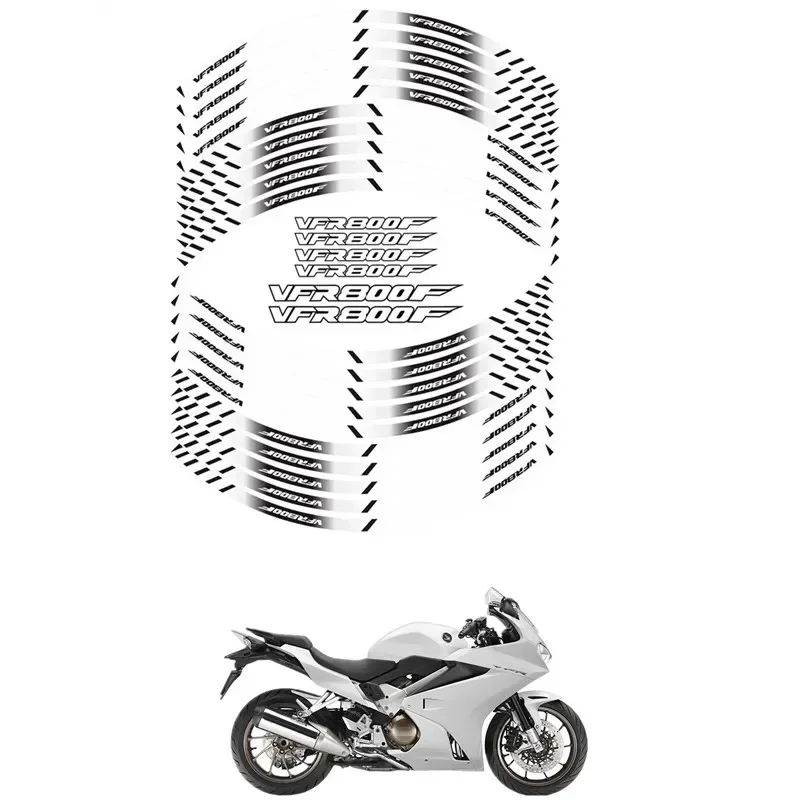 FOR HONDA VFR800F Motorcycle Parts Contour Wheel Decoration Decal Sticker - A Motor