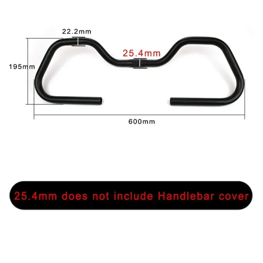 

Handle Bar Handlebar Aluminum Bicycle Fit For MTB High Hardness Leisure Wear-resistant Butterfly Handle Bar Handlebar