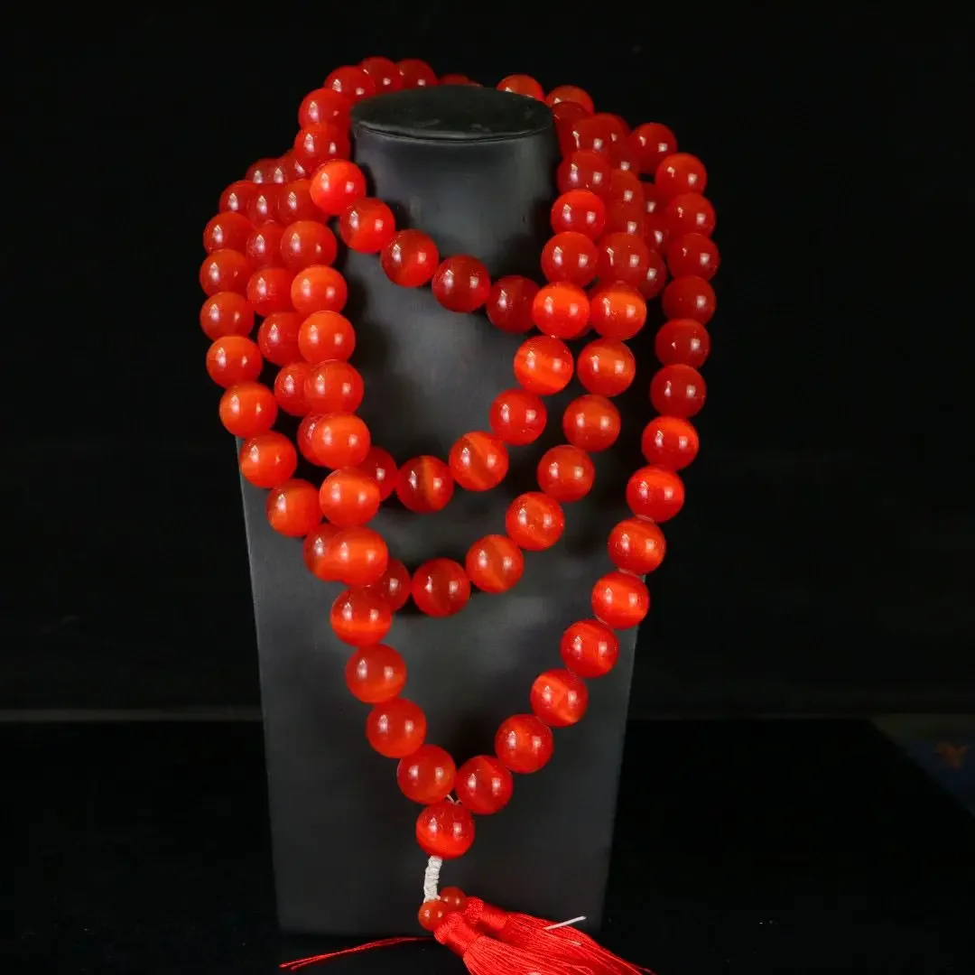 

Perfect High Ice Jade Seiko Carved Buddha Bead Bracelet