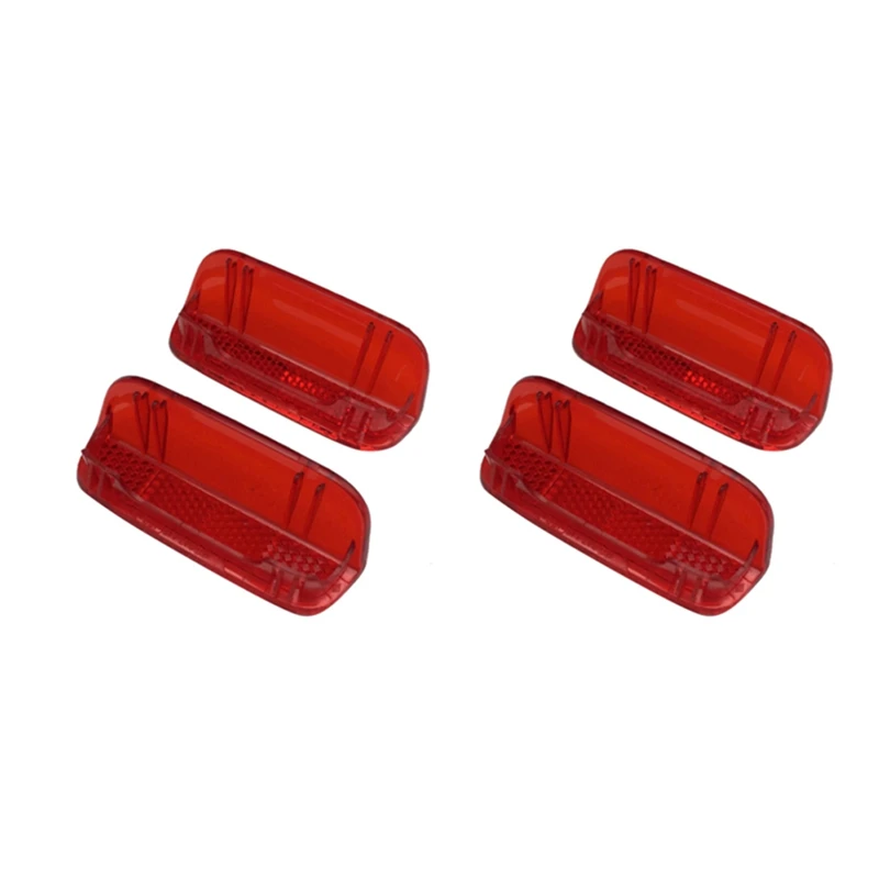 4Pc Interior Door Panel Light Lamp Lense Reflector Red 1KD947419 Fit For Passat B6 B7 CC Jetta MK5 MK6 Golf MK6