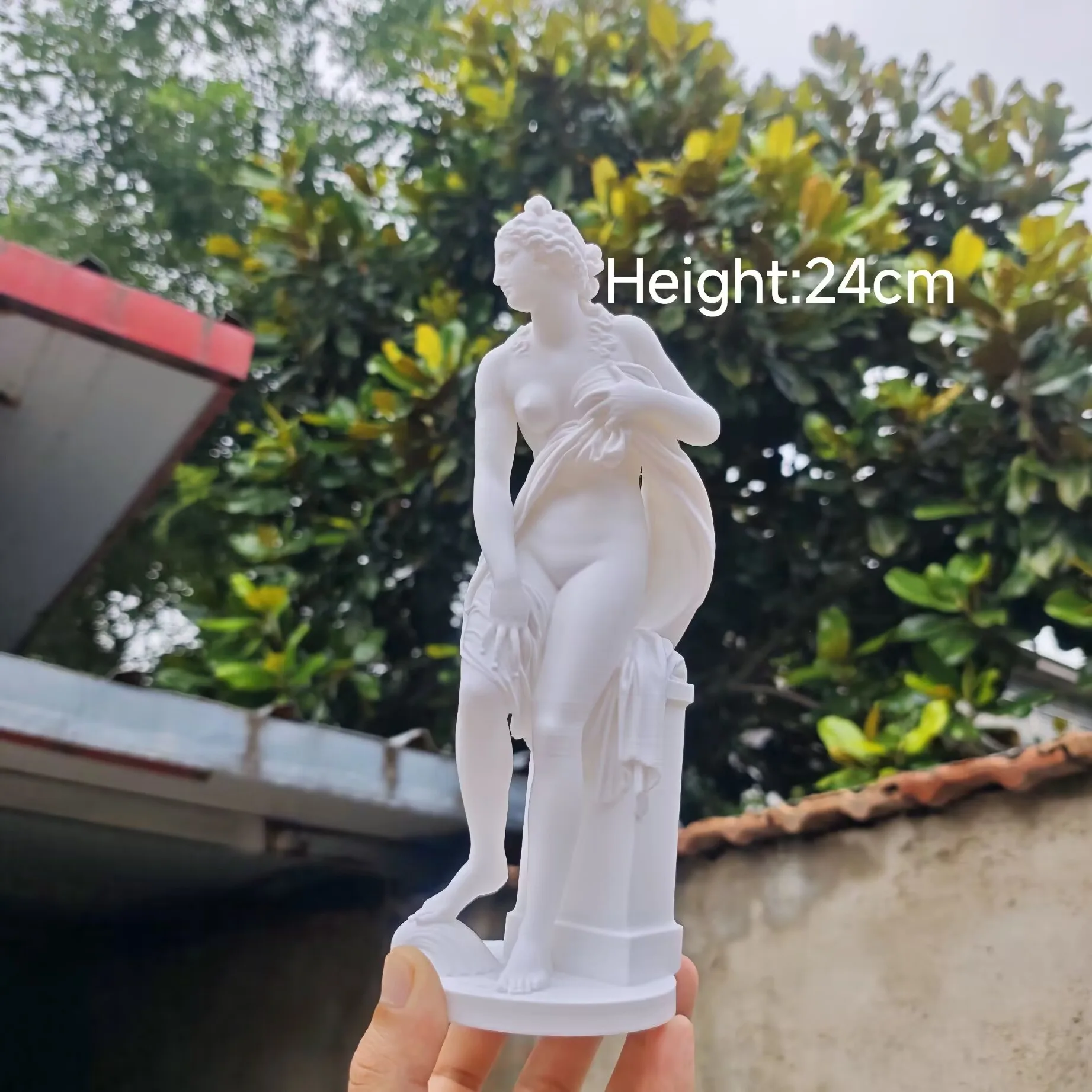 3D Printed Venus Statue 24cm Classic Greek Sculpture Home Desk Decor Art Ornament Gift