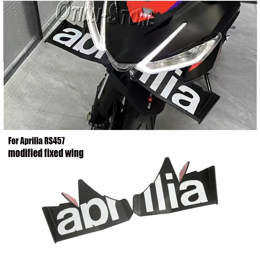 

New motorcycle 4-color 2024 New aerodynamic wing kit spoiler accessories for Aprilia RS457 2024 Winglets Fairing