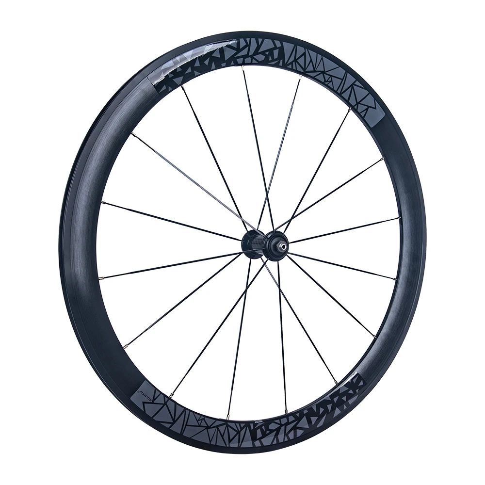 Neuer 700C 30/40/50mm Rennrad-Laufradsatz aus Aluminium mit Clincher-Felge, V-Bremse, Scheibenbremse, Steckachse und Center-Lock-Naben – Detail 28