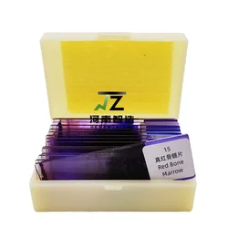 Educational School Equipment 15Pcs/Set Hematology Blood Smear Prepared Slides