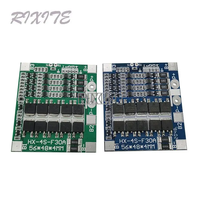 BMS 4S 3.2V 3.7V 30A LiFePO4 / płytka zabezpieczająca ładowanie baterii litowej 12.8V 14.4V 18650 32650 akumulatory z balansem