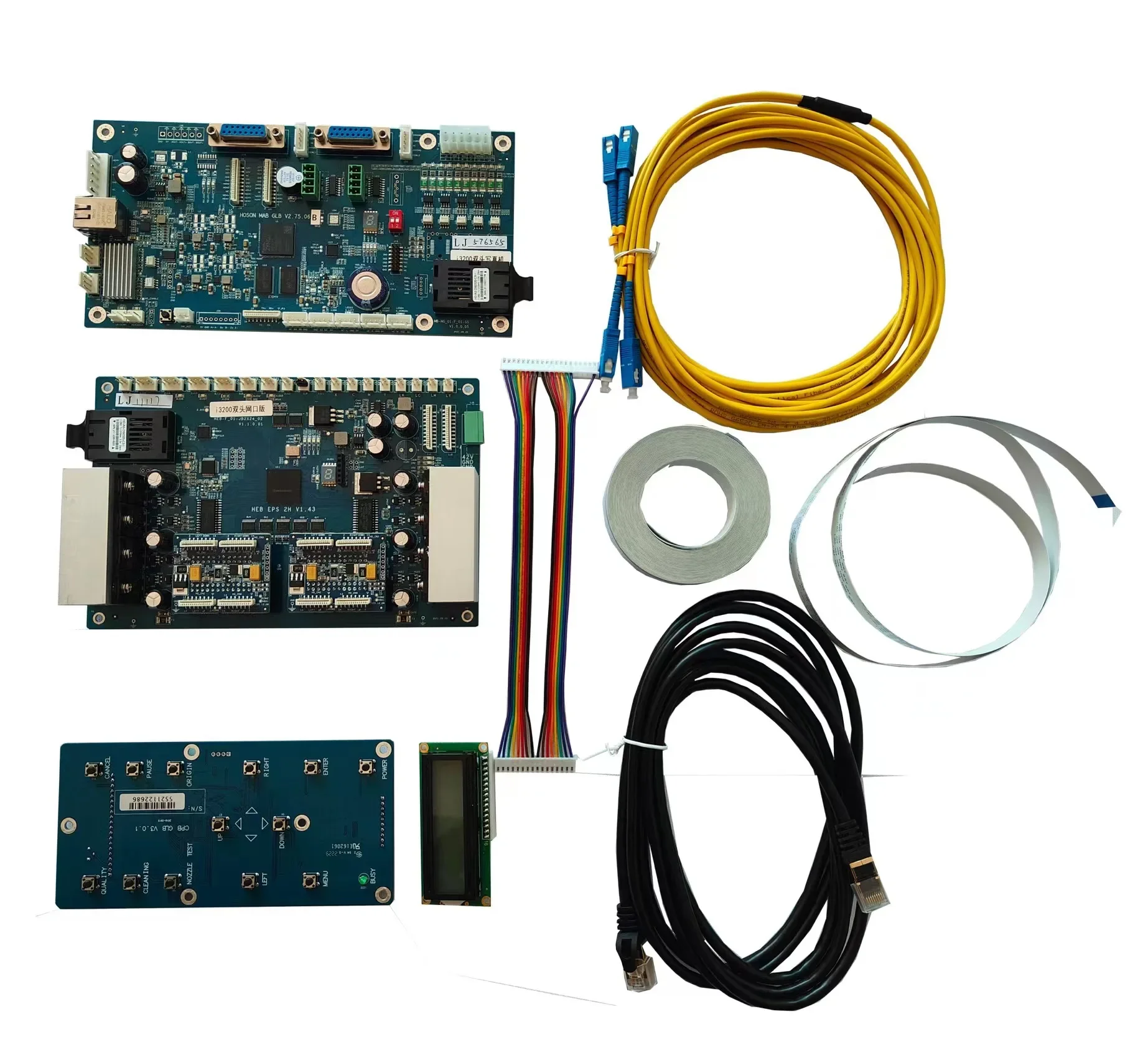 Hoson i3200  network board set 2 heads carriage board main board complete conversion kit for i3200 printhead printer