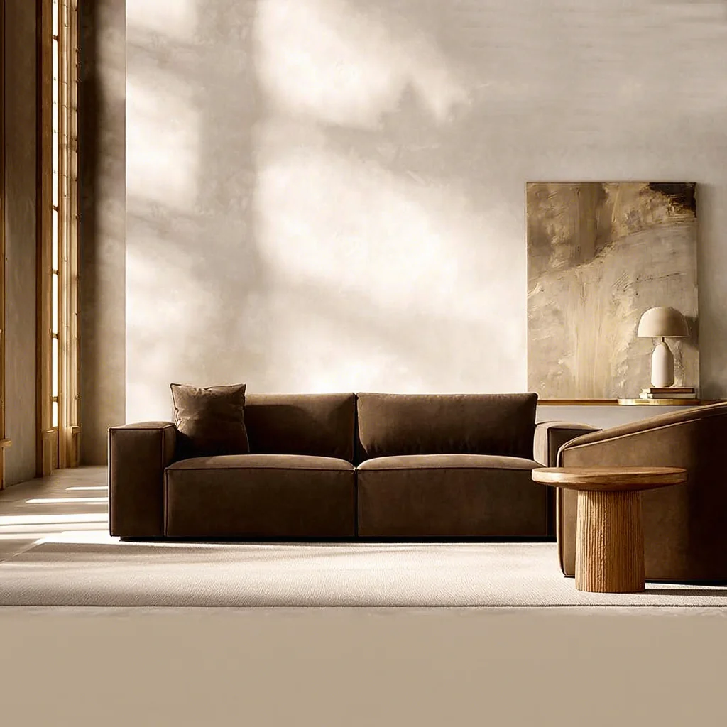 Sigma Italian Minimalism Master Design Sectional Sofa Customized Fabric Indoor Furniture for Living Rooms & Apartment