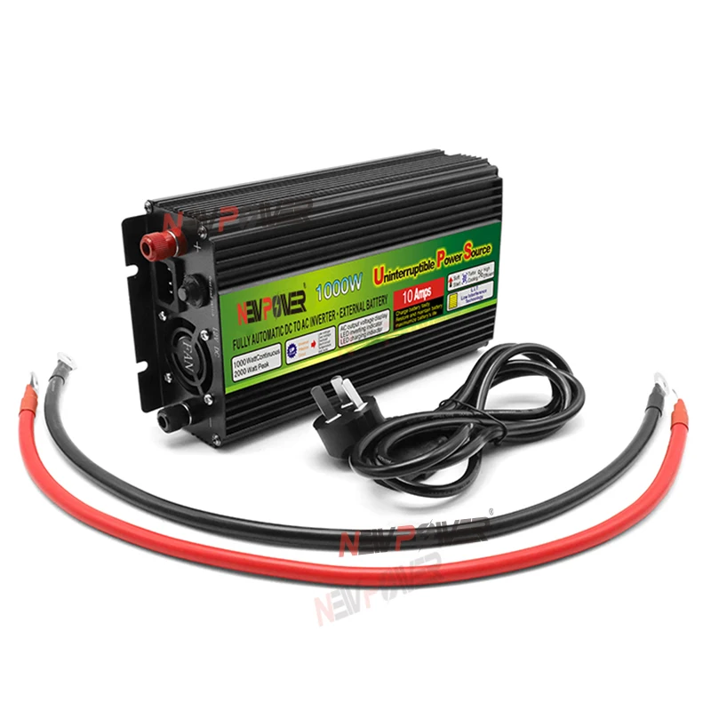 

1000W Inverter, Charging 12V 10A Max 1500W UPS High quality 12V DC to AC 220V Modified sine wave Inverter USB Car Solar Power