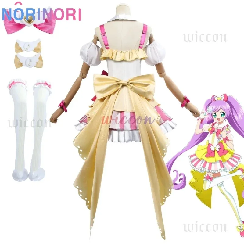 CyManaka Laala Cosplay Anime Pripara Costume Lala Wig Girl Princess Dress Suit Halloween Party Role Play Outfit for Woman