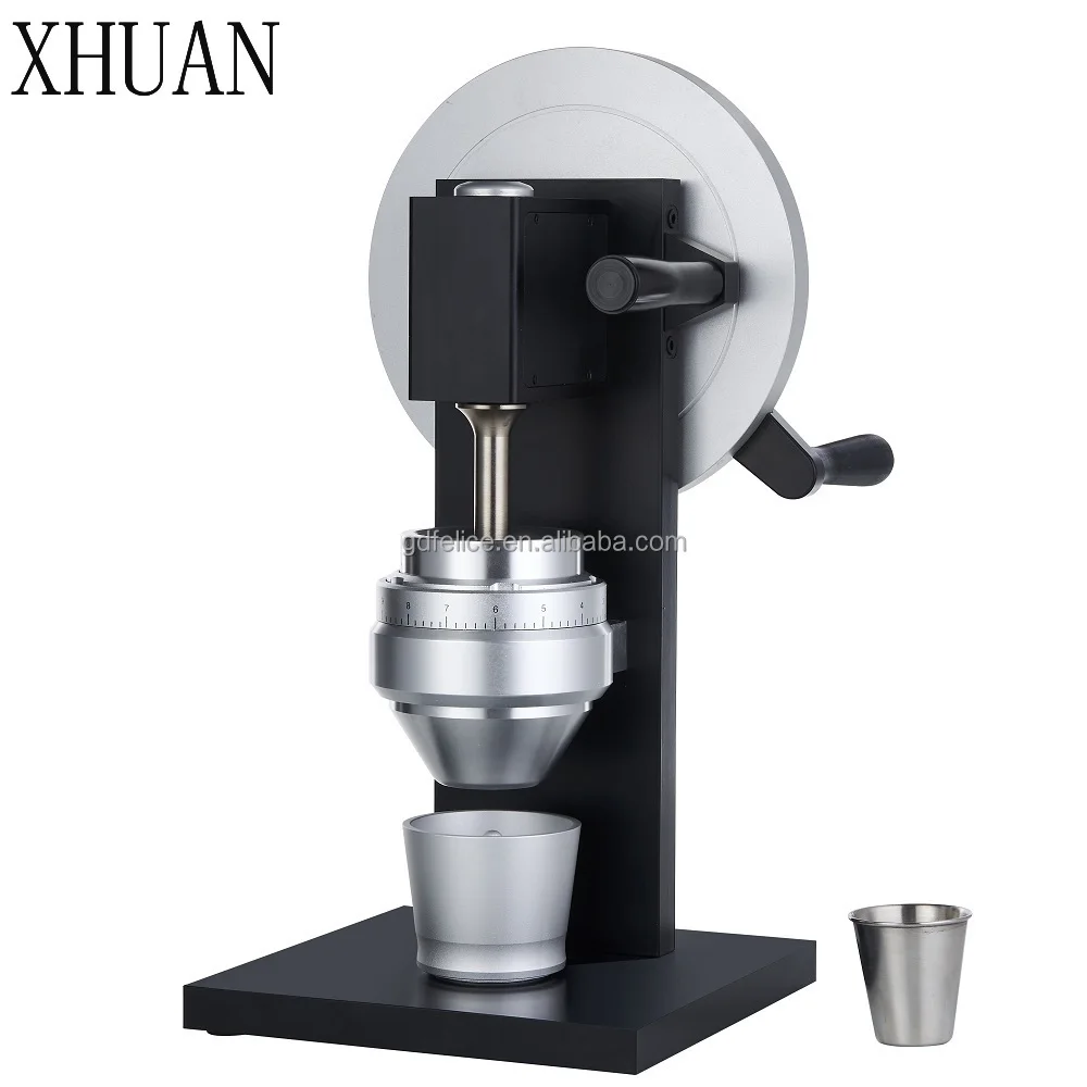 Custom Professional Manual Coffee Grinder HG-1 83mm Conical Burr Hand Grinder Stainless Steel Burr Mill Heavy Duty Aluminum Grin