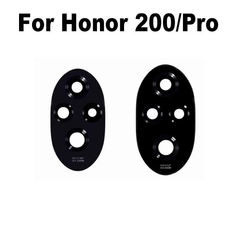 

1PCS For Huawei Honor 200 Pro 5G Back Camera Lens Rear Glass With Adhesive Sticker Replacement