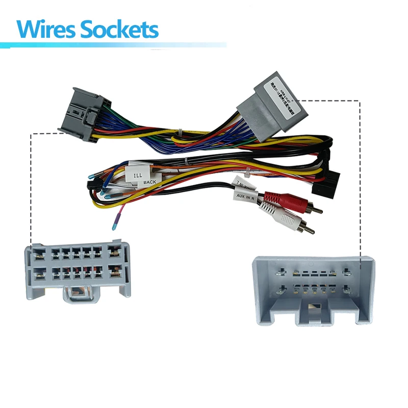 Car Wiring Harness Adapter Canbus Box Decoder For Land Rover Freelander 2 2007-2013 Android Radio Stereo Cable