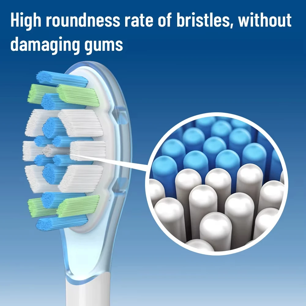 Compatible with Xiaomi Mijia Sonic Sweep Cushioned Care Tooth brush Pro Electric Toothbrush Head Mes609/610 Bristle Nozzle