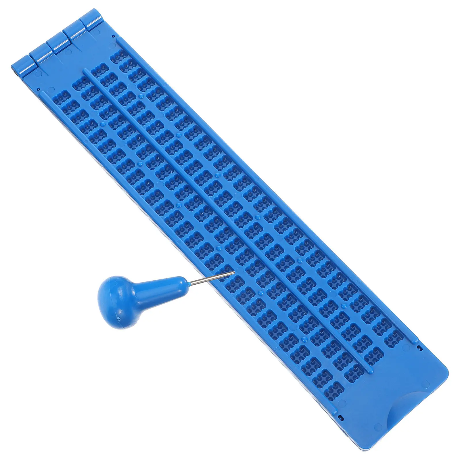 Writing Pad Blind People Board Learning Tools for The Tactile Device Blue Accessories