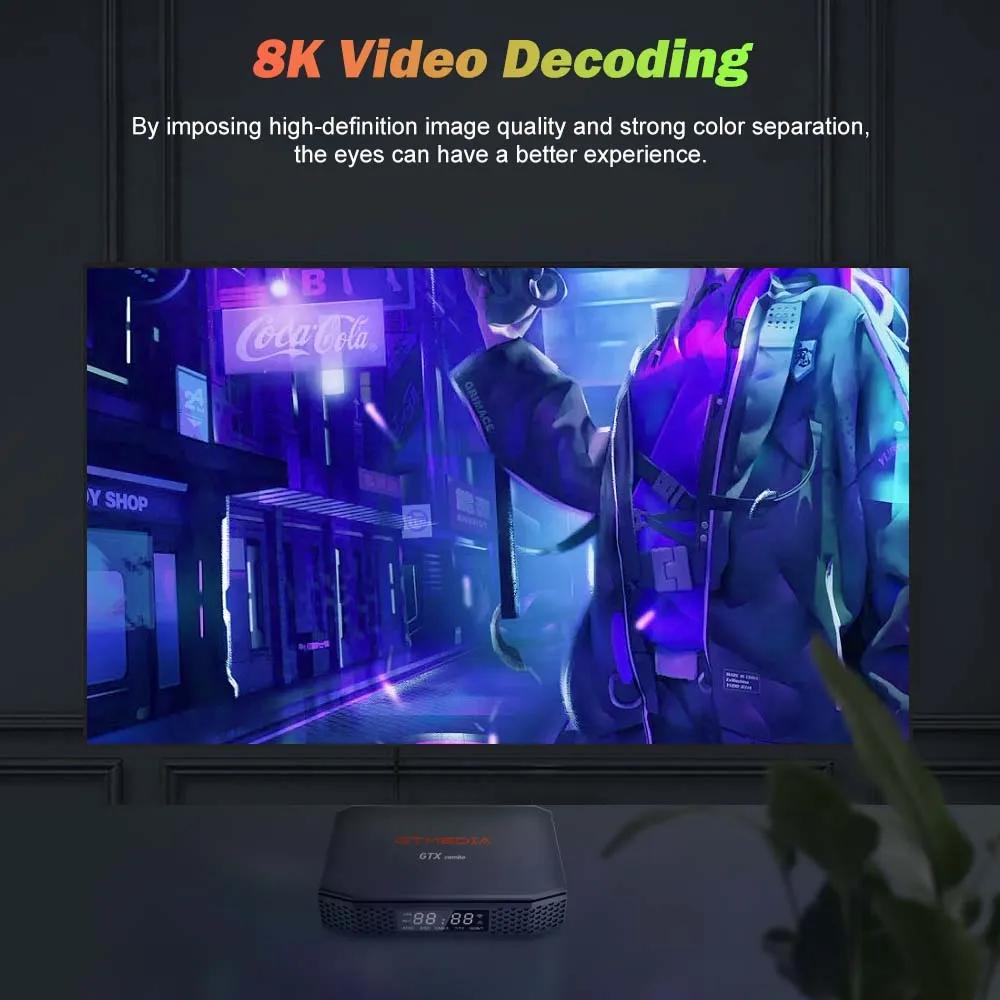 Imagem -05 - Gtmedia-receptor de Satélite Gtx Combo Dvb-s s2 S2x-t-c 2gb d4 Mais 32gb Android 9.0 4k 8k H265 Bt4.1 ca e ci Mais 1.4