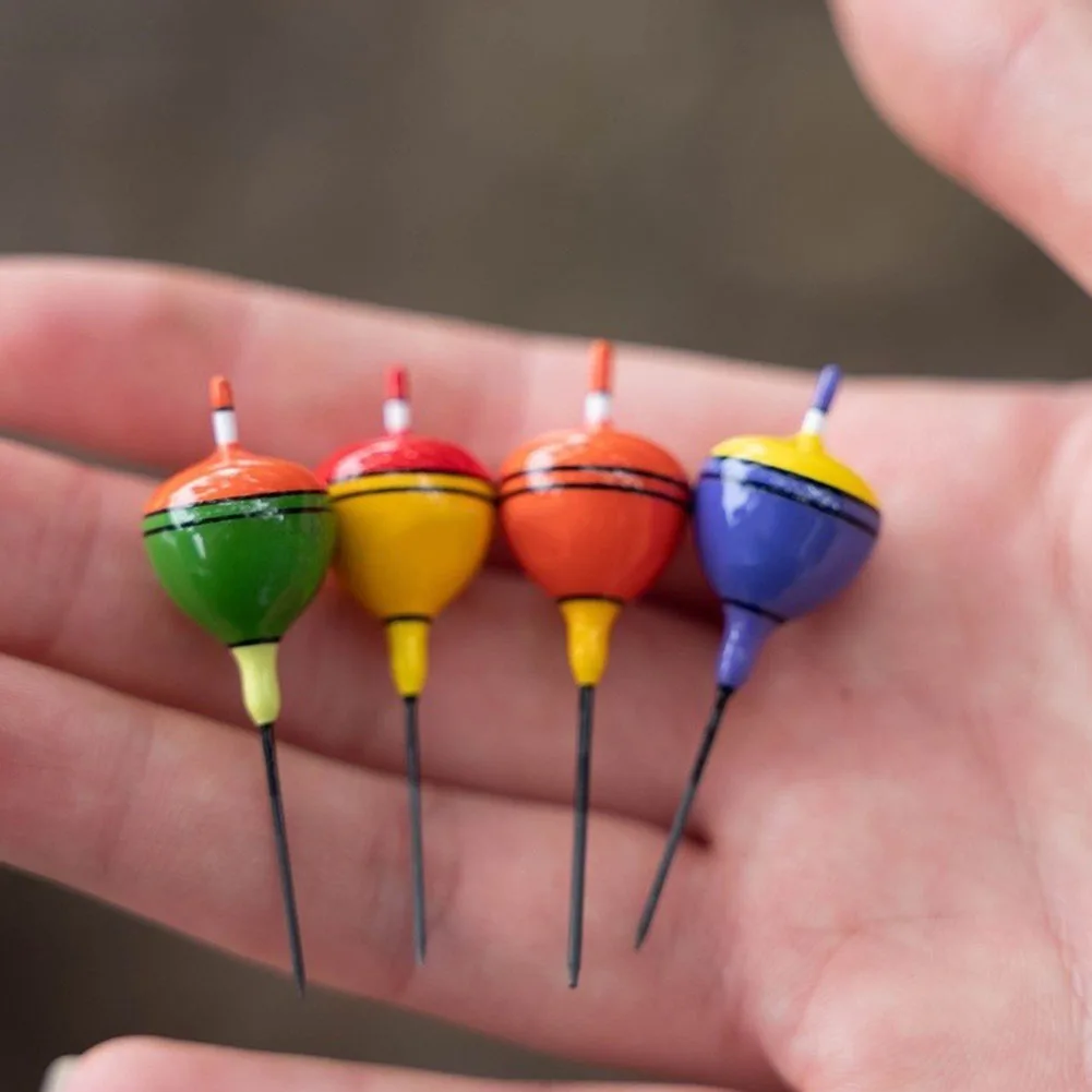 Fishing Float Mushroom Type Balsa Material for Small Stream Trout Angling Bright Color Options 46mm 49mm Sizes
