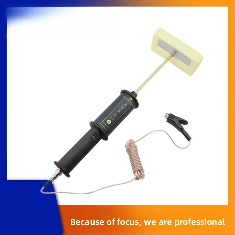 Wet sponge pinhole leak detector, portable wet leak detector