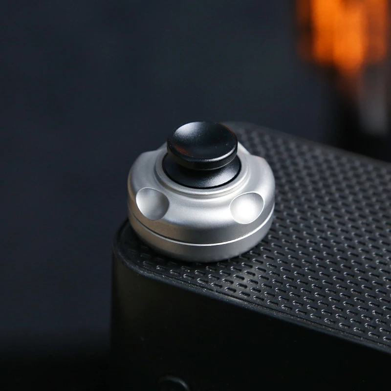 Gao Rice Ball Fidget Slider Toy acciaio inossidabile Spinner Finger Push Spin Coins Fidget Toys EDC Gear For Adults Kids Gifts